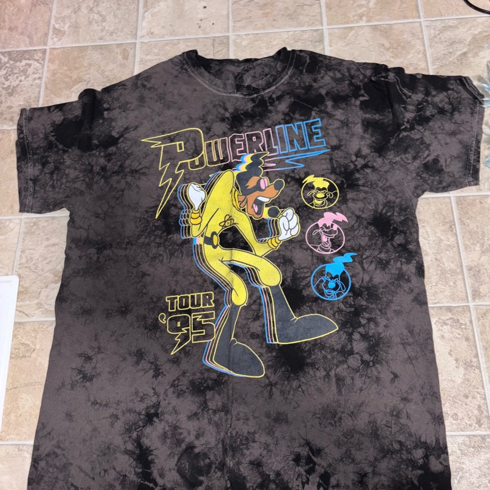 Disney Black and Yellow Short Sleeve Tee